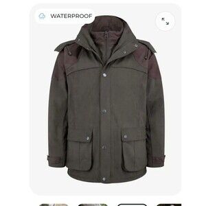 New Forest Performance Field Jacket-Moss Green-Hunting Outdoor (No Hood)-Sz Med